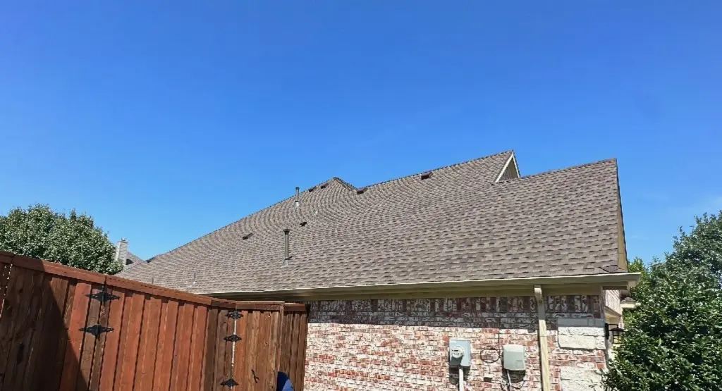 Completed roof replacement project in Fremont